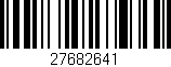Código de barras (EAN, GTIN, SKU, ISBN): '27682641'