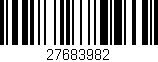 Código de barras (EAN, GTIN, SKU, ISBN): '27683982'