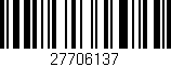 Código de barras (EAN, GTIN, SKU, ISBN): '27706137'