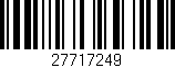 Código de barras (EAN, GTIN, SKU, ISBN): '27717249'