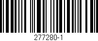 Código de barras (EAN, GTIN, SKU, ISBN): '277280-1'