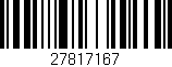 Código de barras (EAN, GTIN, SKU, ISBN): '27817167'