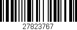 Código de barras (EAN, GTIN, SKU, ISBN): '27823767'