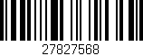 Código de barras (EAN, GTIN, SKU, ISBN): '27827568'