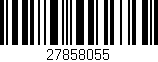 Código de barras (EAN, GTIN, SKU, ISBN): '27858055'
