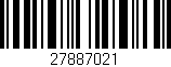 Código de barras (EAN, GTIN, SKU, ISBN): '27887021'