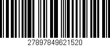 Código de barras (EAN, GTIN, SKU, ISBN): '27897849621520'