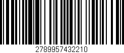 Código de barras (EAN, GTIN, SKU, ISBN): '2789957432210'