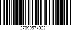 Código de barras (EAN, GTIN, SKU, ISBN): '2789957432211'