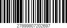 Código de barras (EAN, GTIN, SKU, ISBN): '27899807202697'
