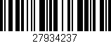 Código de barras (EAN, GTIN, SKU, ISBN): '27934237'