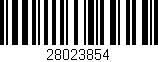 Código de barras (EAN, GTIN, SKU, ISBN): '28023854'