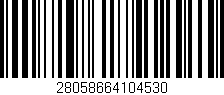 Código de barras (EAN, GTIN, SKU, ISBN): '28058664104530'