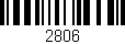 Código de barras (EAN, GTIN, SKU, ISBN): '2806'