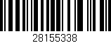 Código de barras (EAN, GTIN, SKU, ISBN): '28155338'