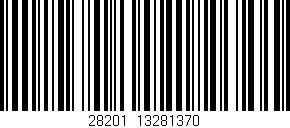Código de barras (EAN, GTIN, SKU, ISBN): '28201|13281370'