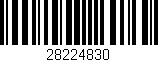 Código de barras (EAN, GTIN, SKU, ISBN): '28224830'