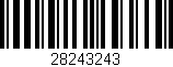 Código de barras (EAN, GTIN, SKU, ISBN): '28243243'