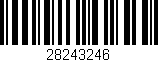 Código de barras (EAN, GTIN, SKU, ISBN): '28243246'