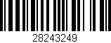 Código de barras (EAN, GTIN, SKU, ISBN): '28243249'