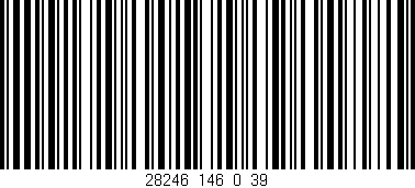 Código de barras (EAN, GTIN, SKU, ISBN): '28246_146_0_39'