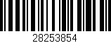 Código de barras (EAN, GTIN, SKU, ISBN): '28253854'