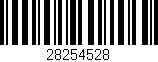Código de barras (EAN, GTIN, SKU, ISBN): '28254528'