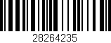 Código de barras (EAN, GTIN, SKU, ISBN): '28264235'