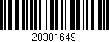 Código de barras (EAN, GTIN, SKU, ISBN): '28301649'