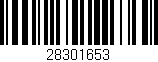 Código de barras (EAN, GTIN, SKU, ISBN): '28301653'
