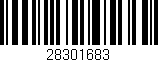 Código de barras (EAN, GTIN, SKU, ISBN): '28301683'