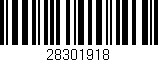 Código de barras (EAN, GTIN, SKU, ISBN): '28301918'