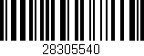 Código de barras (EAN, GTIN, SKU, ISBN): '28305540'