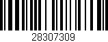 Código de barras (EAN, GTIN, SKU, ISBN): '28307309'