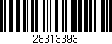 Código de barras (EAN, GTIN, SKU, ISBN): '28313393'