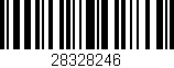 Código de barras (EAN, GTIN, SKU, ISBN): '28328246'