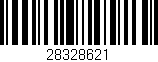 Código de barras (EAN, GTIN, SKU, ISBN): '28328621'