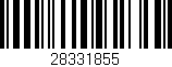 Código de barras (EAN, GTIN, SKU, ISBN): '28331855'