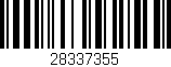 Código de barras (EAN, GTIN, SKU, ISBN): '28337355'