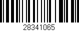 Código de barras (EAN, GTIN, SKU, ISBN): '28341065'