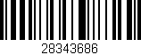 Código de barras (EAN, GTIN, SKU, ISBN): '28343686'