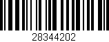 Código de barras (EAN, GTIN, SKU, ISBN): '28344202'