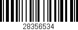 Código de barras (EAN, GTIN, SKU, ISBN): '28356534'