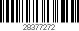 Código de barras (EAN, GTIN, SKU, ISBN): '28377272'