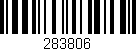 Código de barras (EAN, GTIN, SKU, ISBN): '283806'
