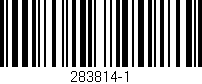 Código de barras (EAN, GTIN, SKU, ISBN): '283814-1'
