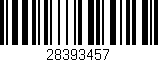 Código de barras (EAN, GTIN, SKU, ISBN): '28393457'