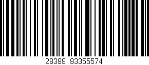 Código de barras (EAN, GTIN, SKU, ISBN): '28399|93355574'