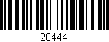 Código de barras (EAN, GTIN, SKU, ISBN): '28444'