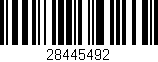 Código de barras (EAN, GTIN, SKU, ISBN): '28445492'